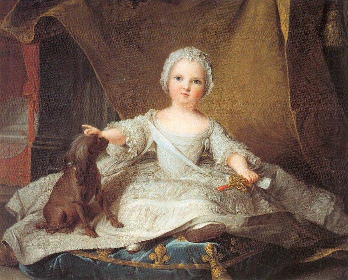 Jean Marc Nattier Marie Zephyrine of France as a Baby